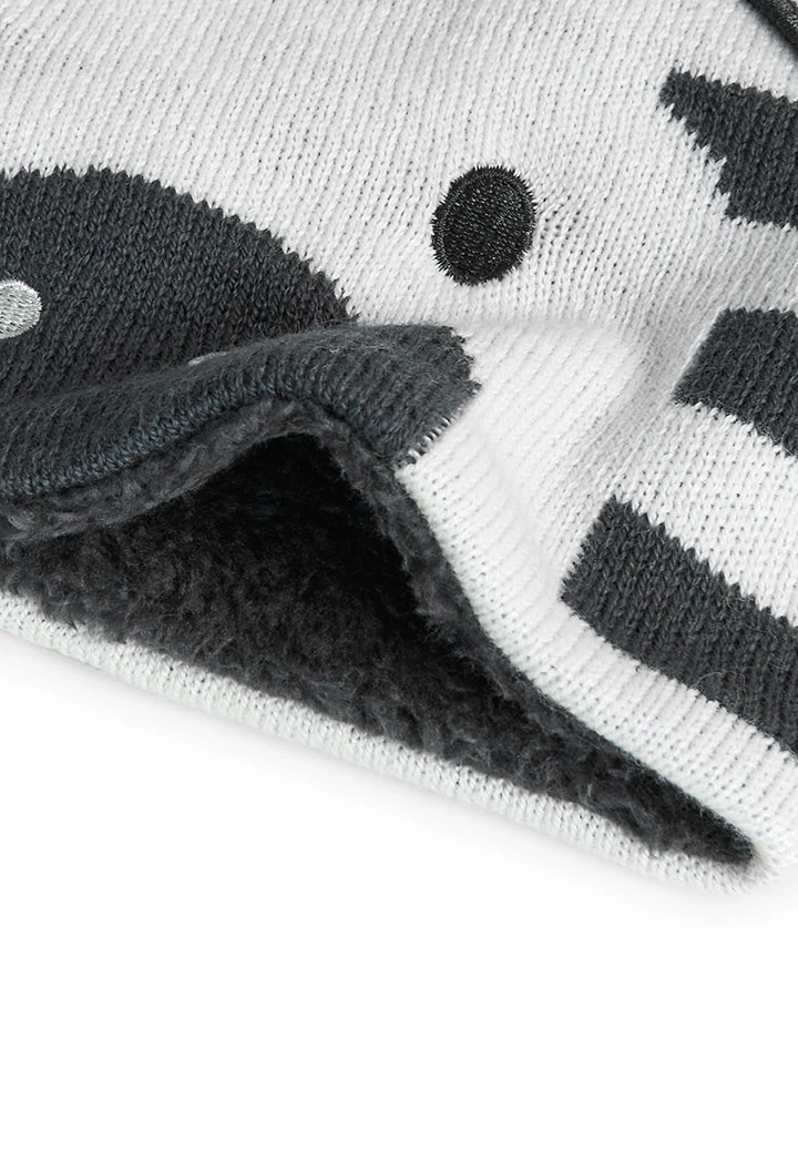 Écharpe zébrée pour bébé