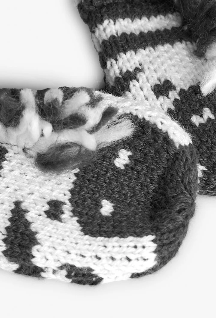 Gants zébrés pour bébé