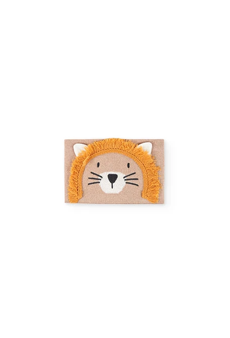 Écharpe imprimée lion