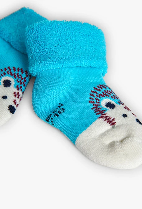 Pack chaussettes bébé en maille rayée et à motif
