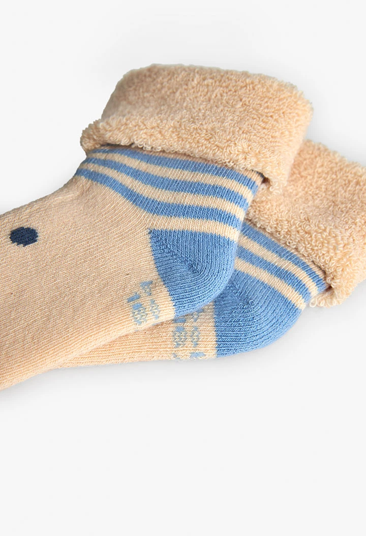 Pack Babysocken Strick grau Tiere
