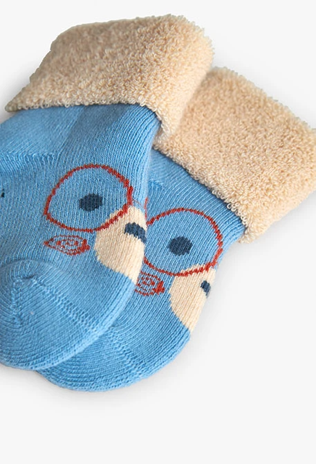 Pack Babysocken Strick grau Tiere