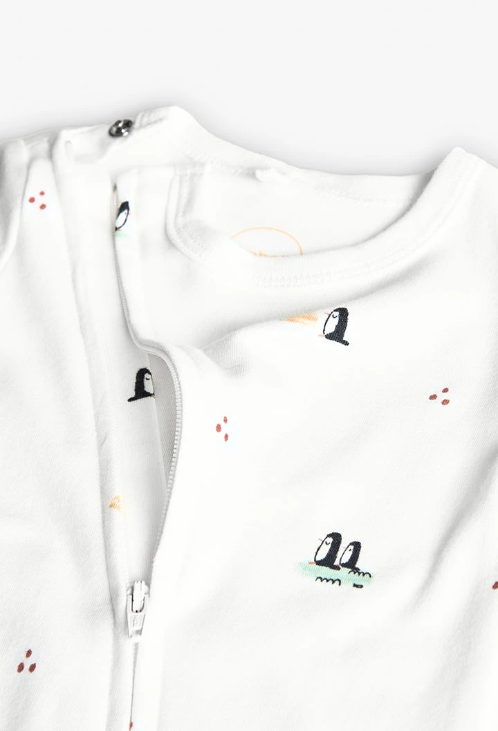 Babygrow de malha bebé animais