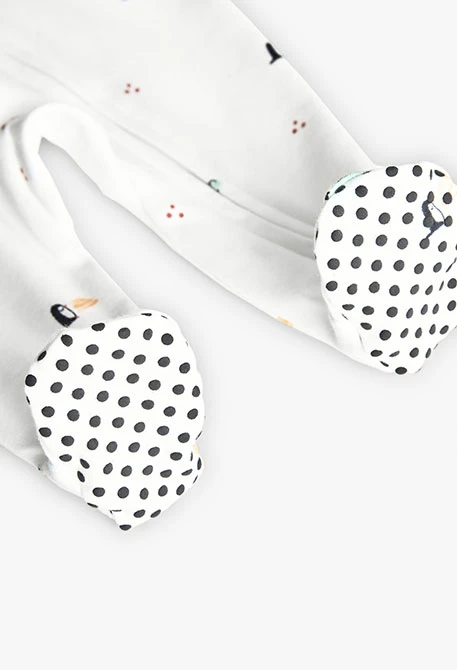 Grenouillère en tricot bébé animaux