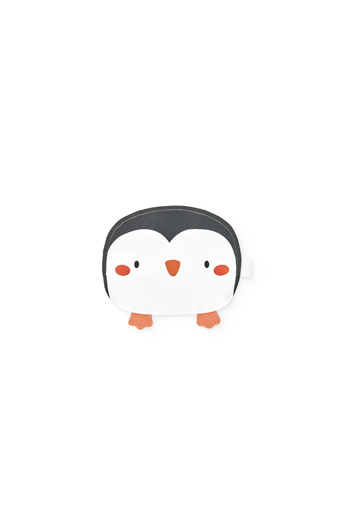 Decke und Lätzchen Baby mit Pinguinmuster