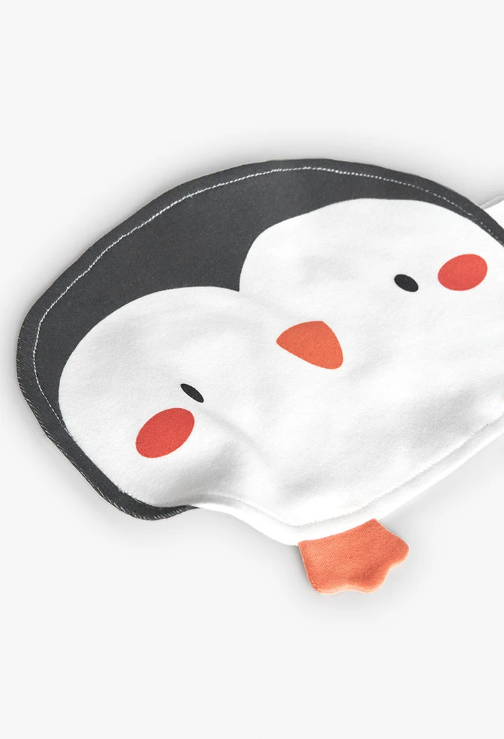 Decke und Lätzchen Baby mit Pinguinmuster