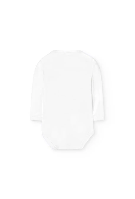 Completo neonato in maglia bianca con pinguini