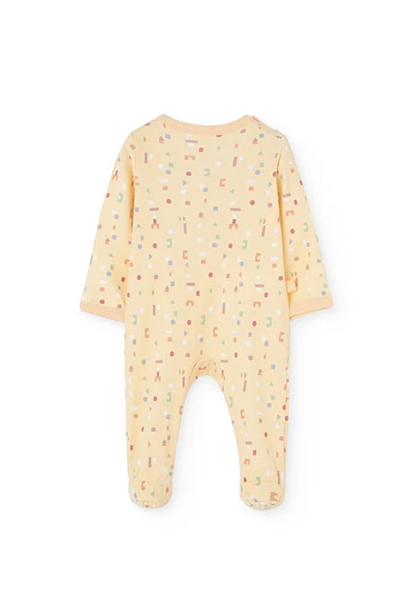 Bedruckter Strickschlafanzug für Babys