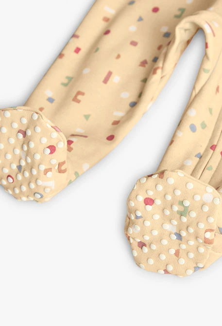 Bedruckter Strickschlafanzug für Babys
