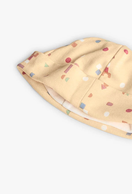 Conjunto bebé de punto beige