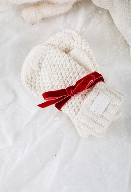 Guantes bebé blanco