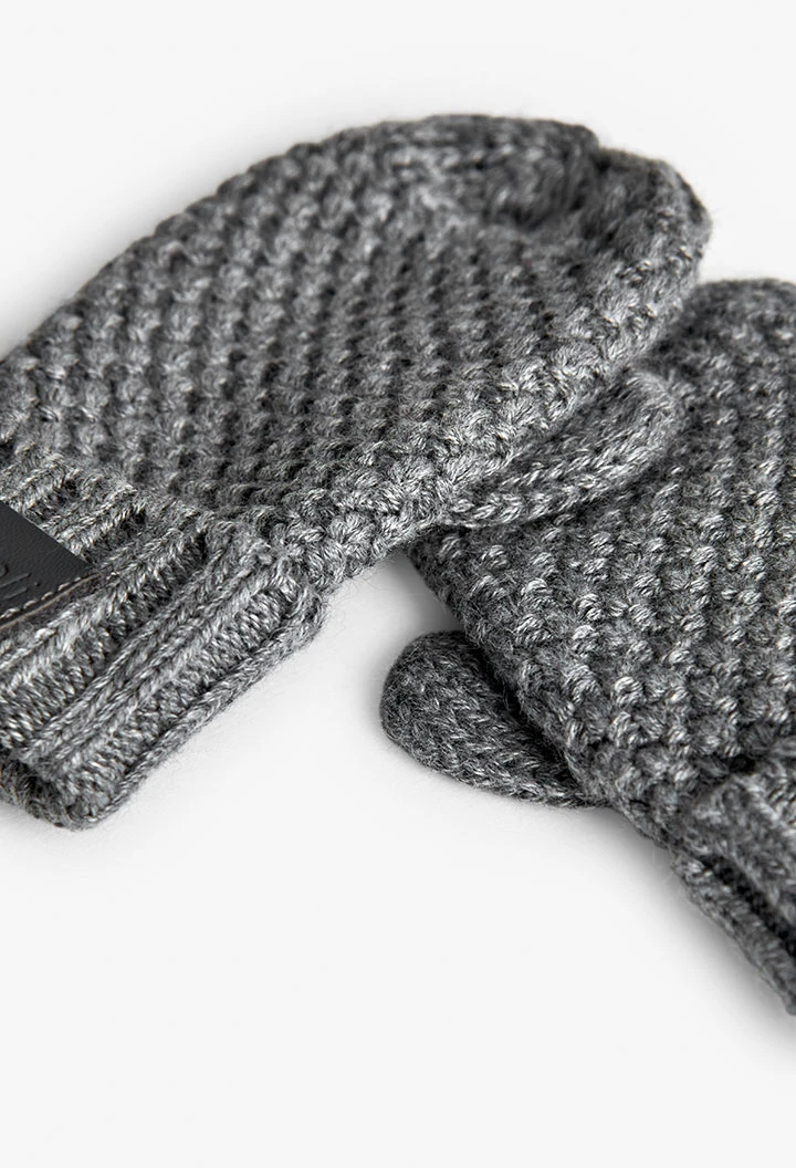 Gants bébé gris