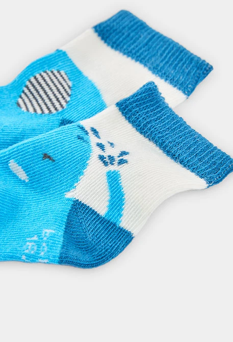 Confezione calzini bambino cotone blu