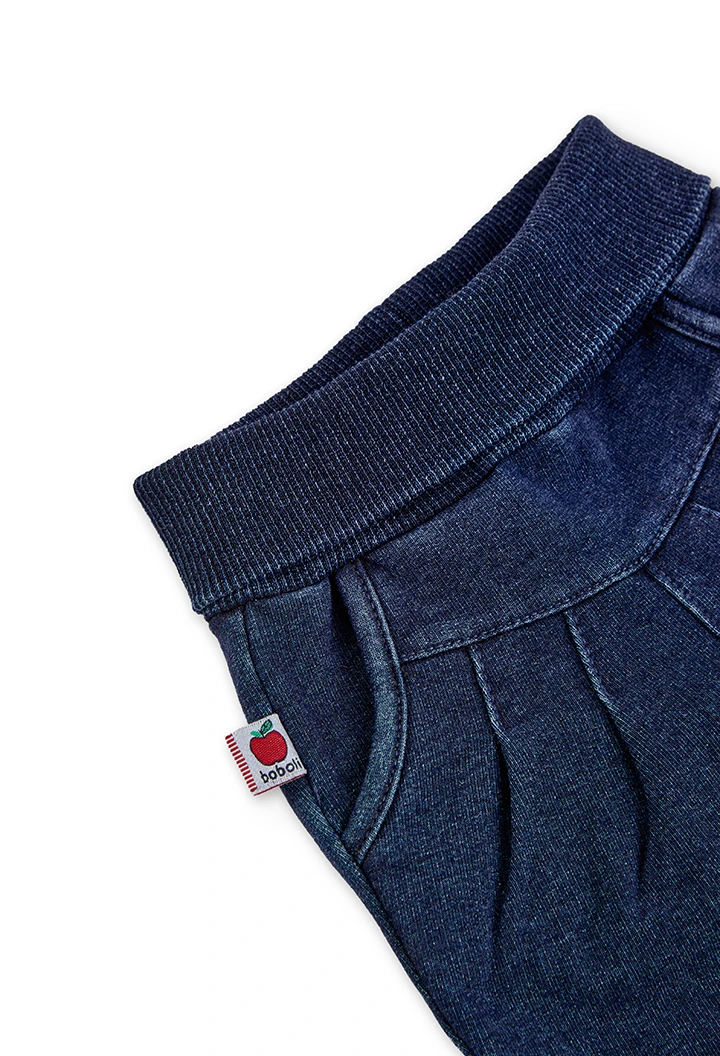 Pantaló pelfa denim de nadó nena