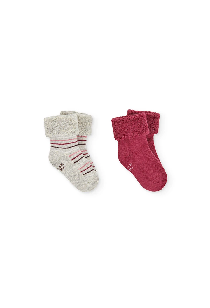Pack calcetines de bebé color caldera-BCI