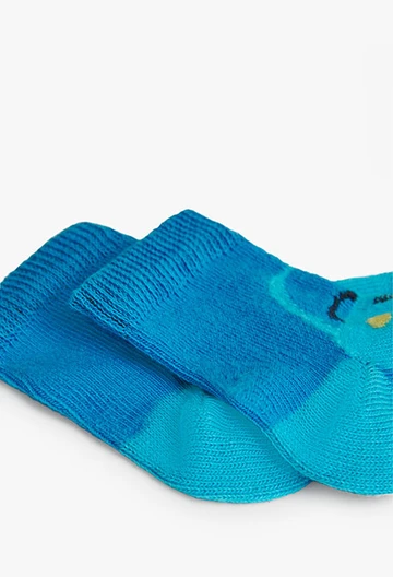 Pack of baby socks in blue