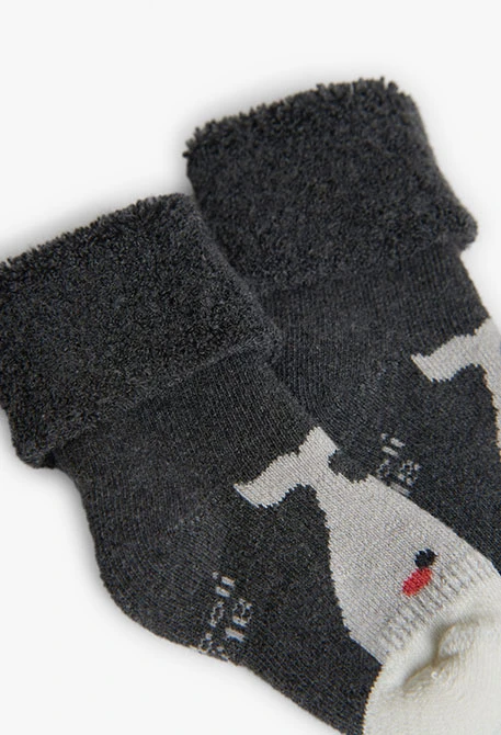 Kurzsocken (Packung, 3-Para) für Baby-Jungen in Weiss