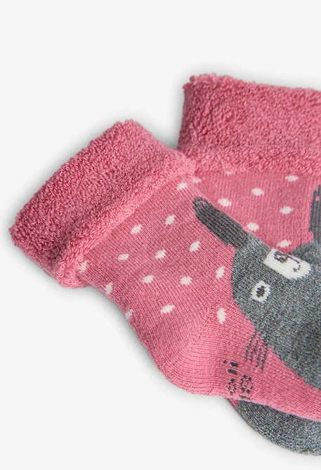 Pack of pink baby socks