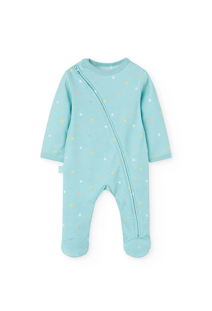 ﻿Knit play suit printed for baby -BCI