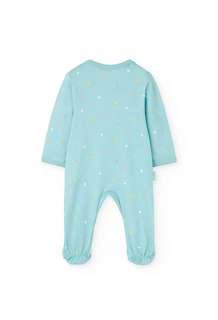 ﻿Knit play suit printed for baby -BCI