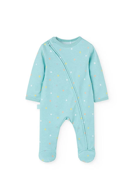 ﻿Knit play suit printed for baby -BCI