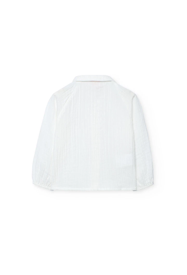 Camisa niña blanco