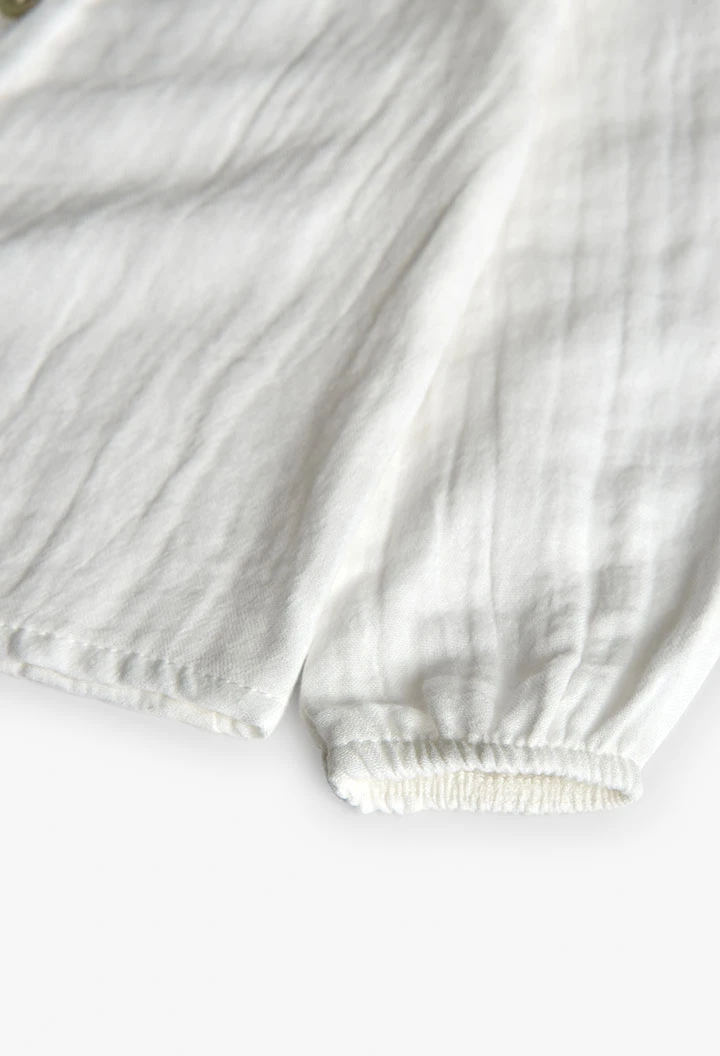 Camisa niña blanco