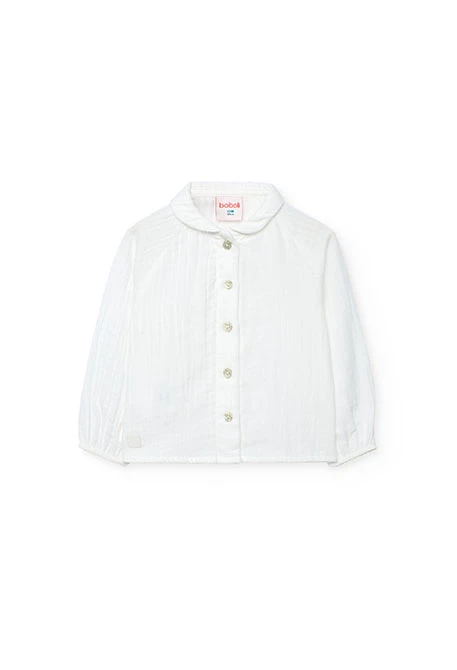 Camisa niña blanco