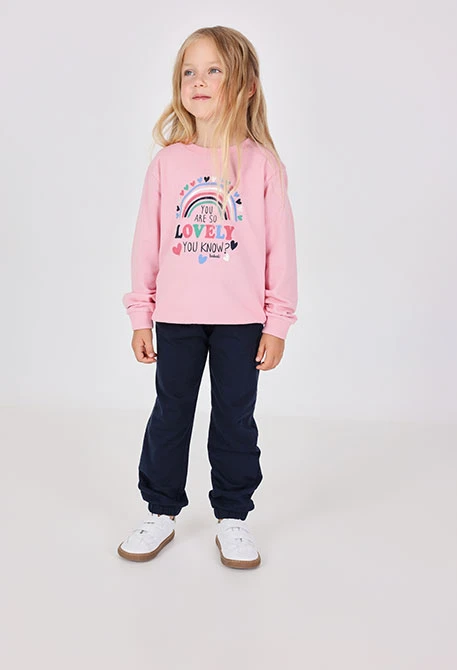 Ensemble fille rose