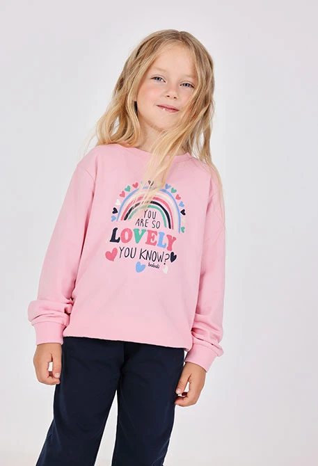 Ensemble fille rose