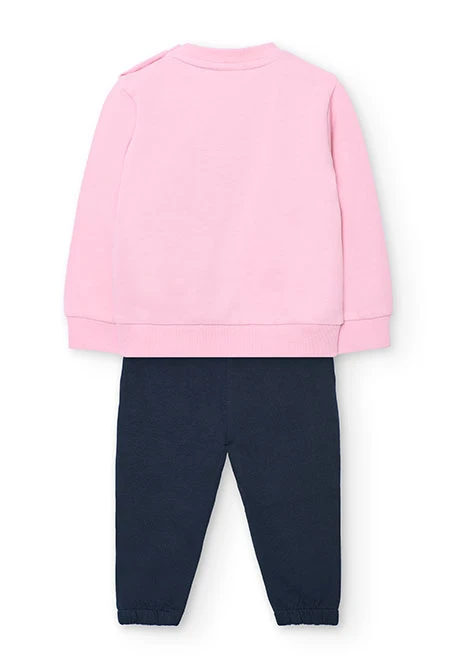 Completo bambina rosa