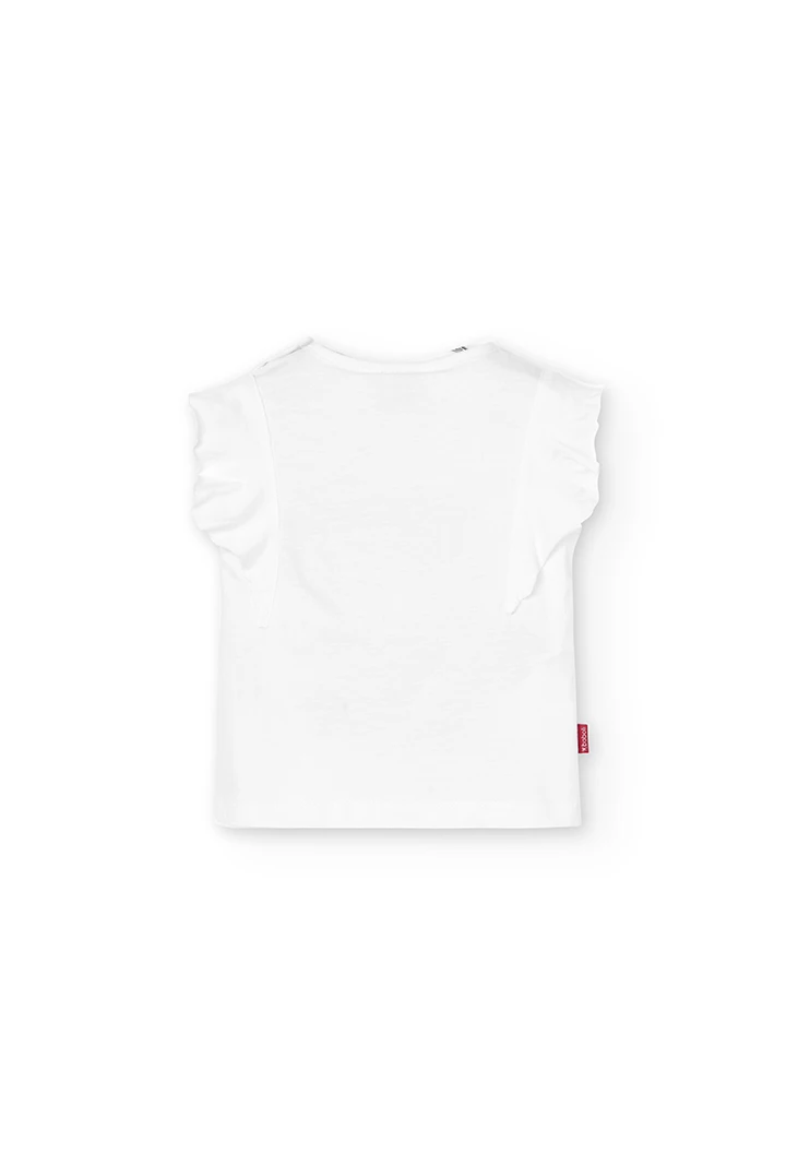 T-Shirt tricot manche courte pour bébé fille