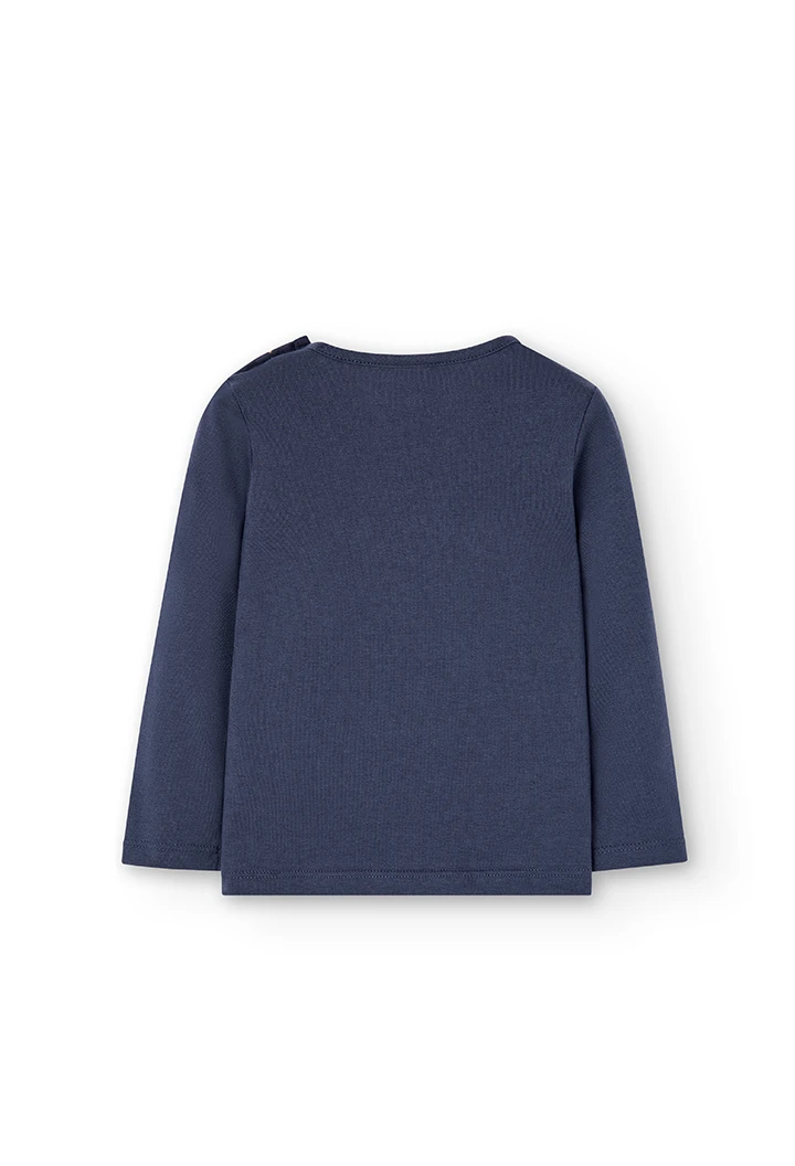 Knit t-Shirt for baby girl -BCI