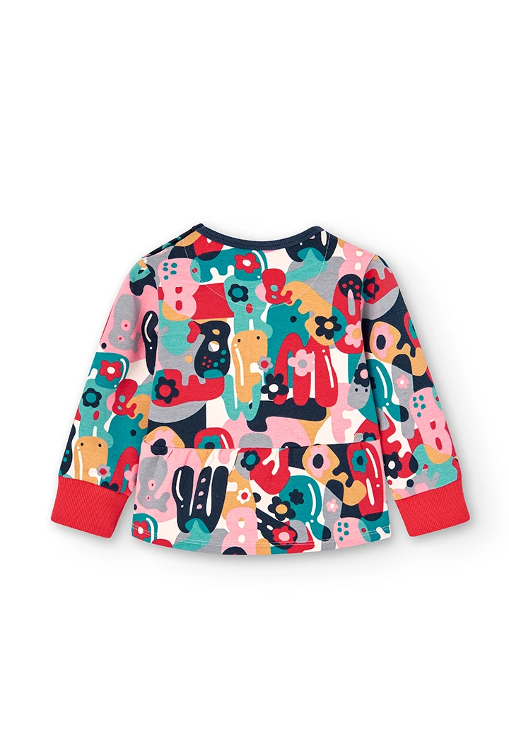 Fleece sweatshirt printed for baby -BCI