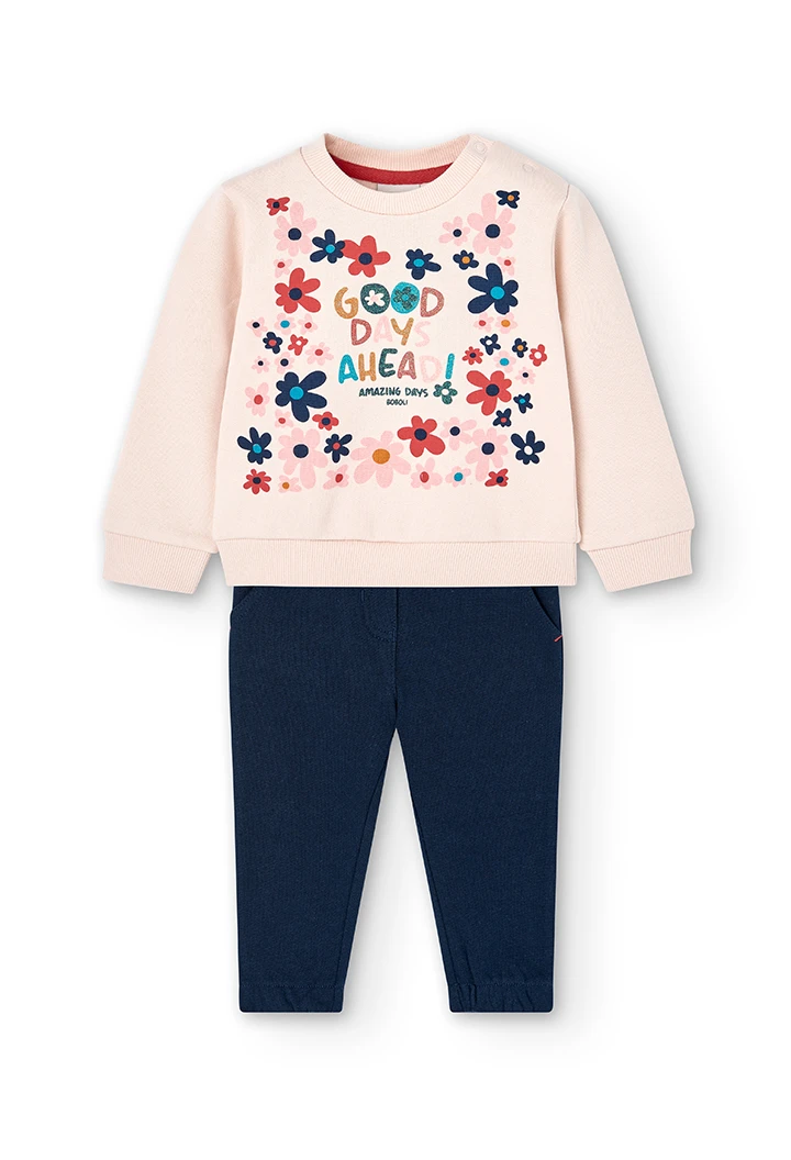 Pack en tricot pour bébé fille -BCI