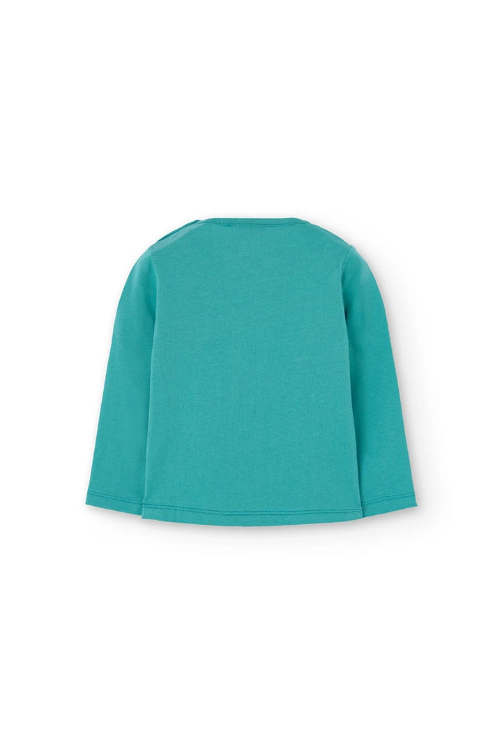 T-shirt en tricot pour bébé fille en vert