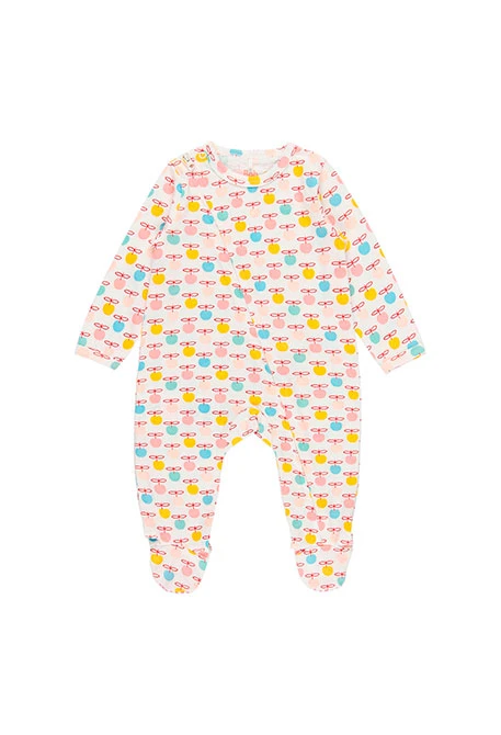 Grenouillère en tricot pour bébé - organique