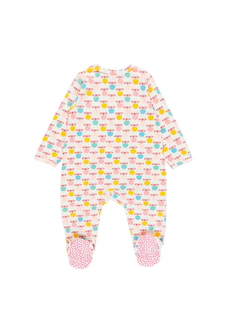 Grenouillère en tricot pour bébé - organique