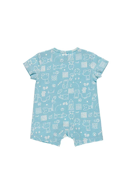 Grenouillère en tricot pour bébé - organique