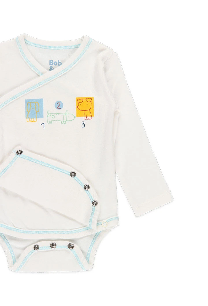 Pack en tricot pour bébé garçon - organique
