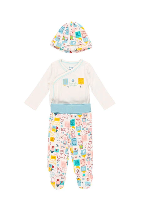 Pack en tricot pour bébé garçon - organique