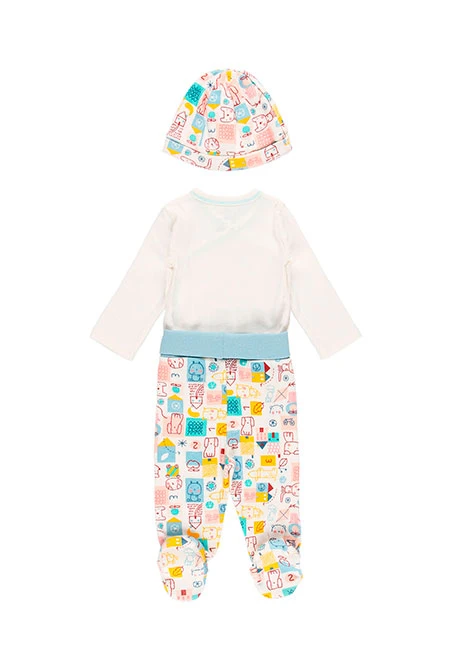 Pack en tricot pour bébé garçon - organique