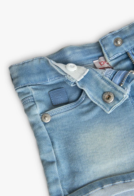 Pantaloncini in maglia per bambina in colore BLEACH