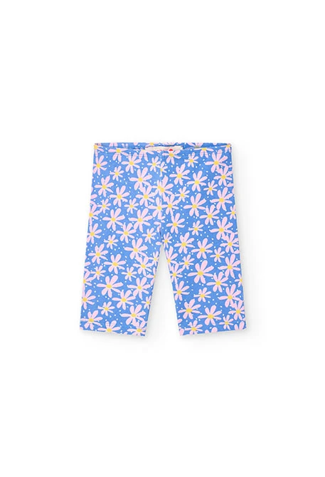 Conjunto de camiseta y pantalones de punto para bebé niña en color blanco