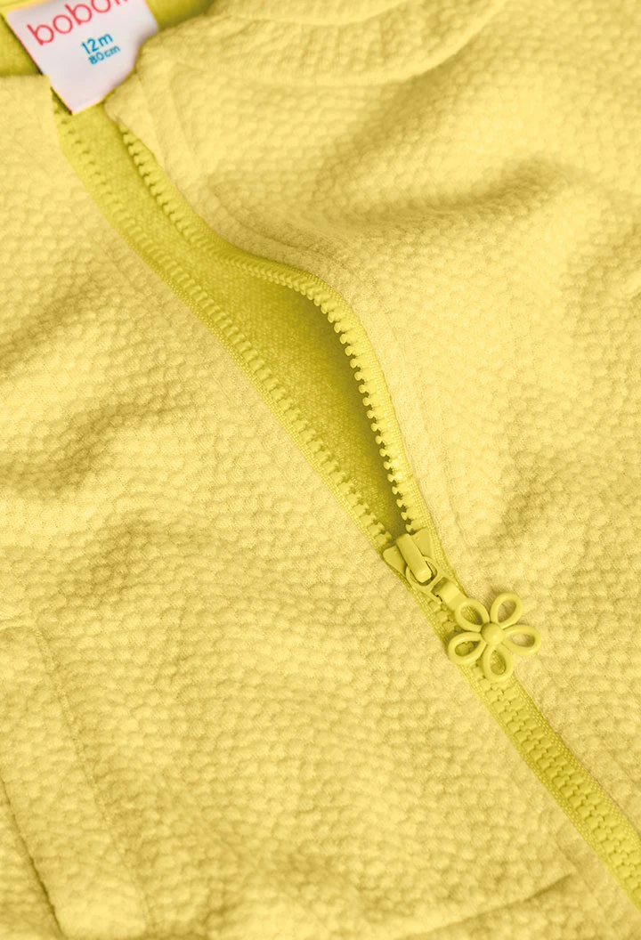 Cardigan per neonata in colore giallo