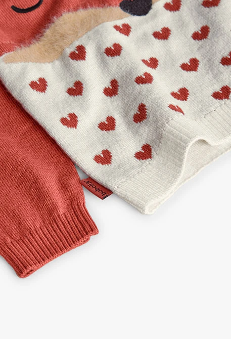 Jersei nena punt animal taronja