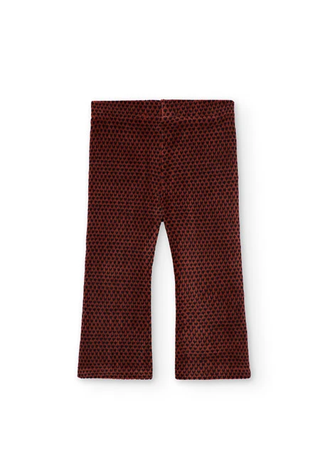 Bedruckte orangefarbene Leggings