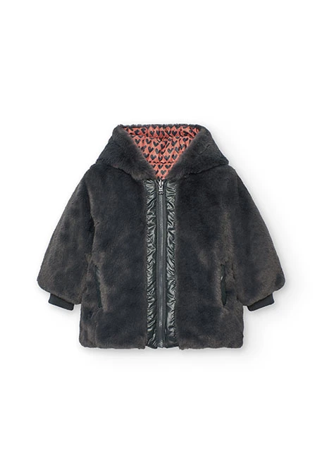 Parka nena reversible teixit tècnic cors