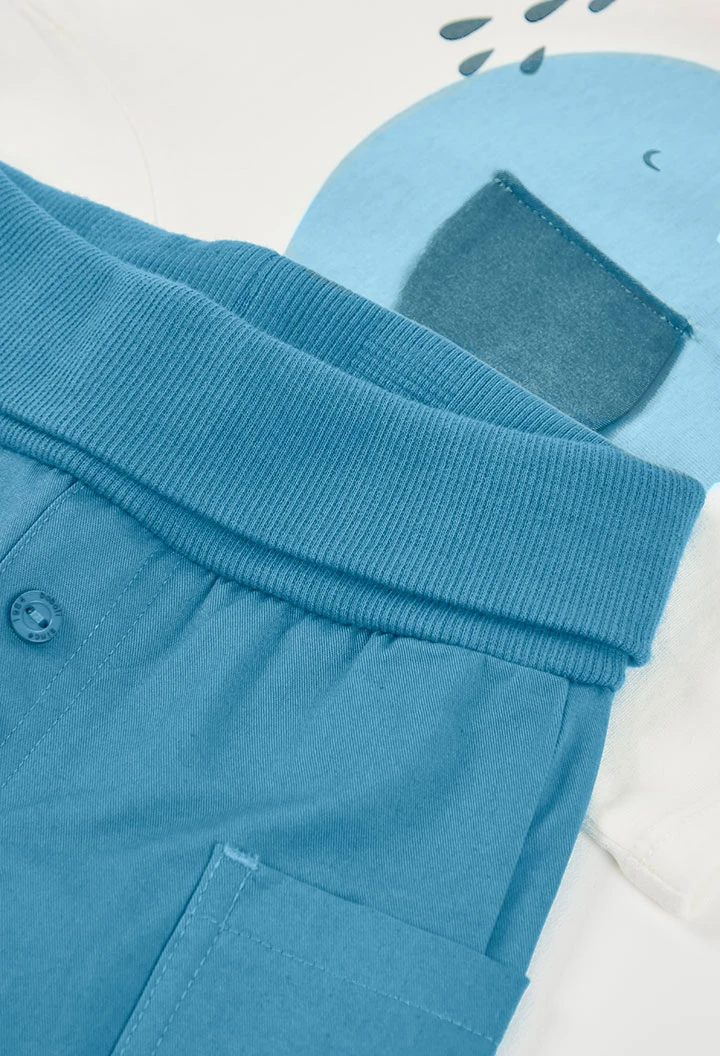 Babyset Baumwoll T-Shirt und Hose