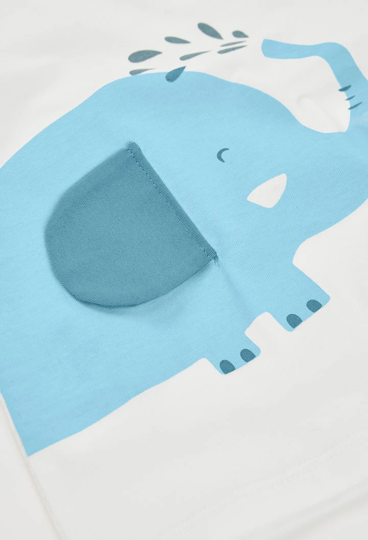 Baby set: cotton t-shirt and trousers.